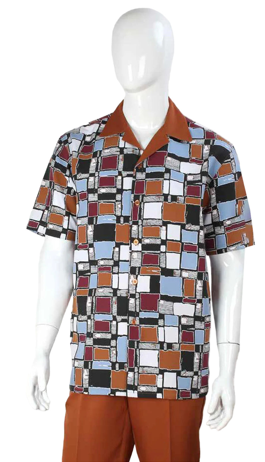 Iconic T2059-BRN Walking Suit