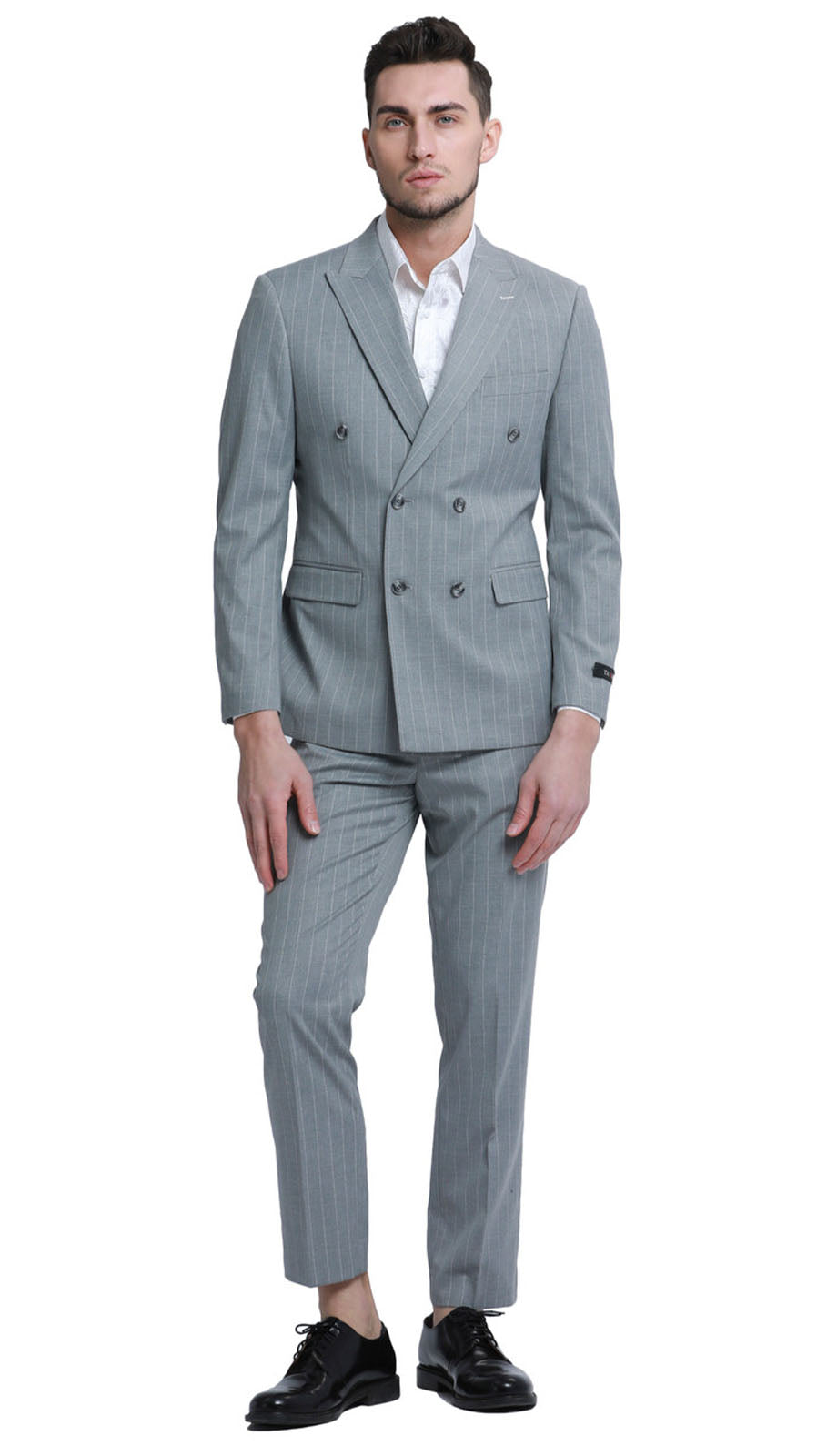 Tazzio M340SK-GRY Mens Suit