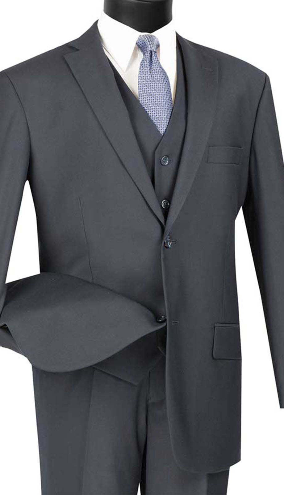 Vinci 2TR-NVY Mens Suit