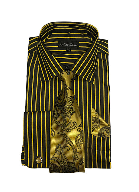 Fortino Landi FL633-GLD  Mens Shirt