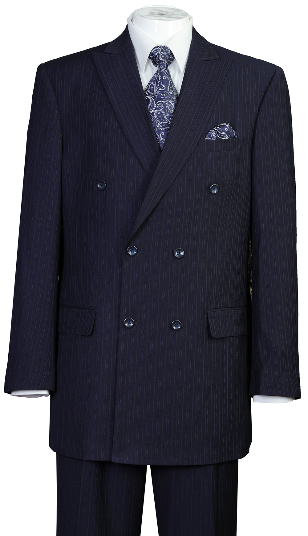 Milano Moda 5911-NV Mens Suit