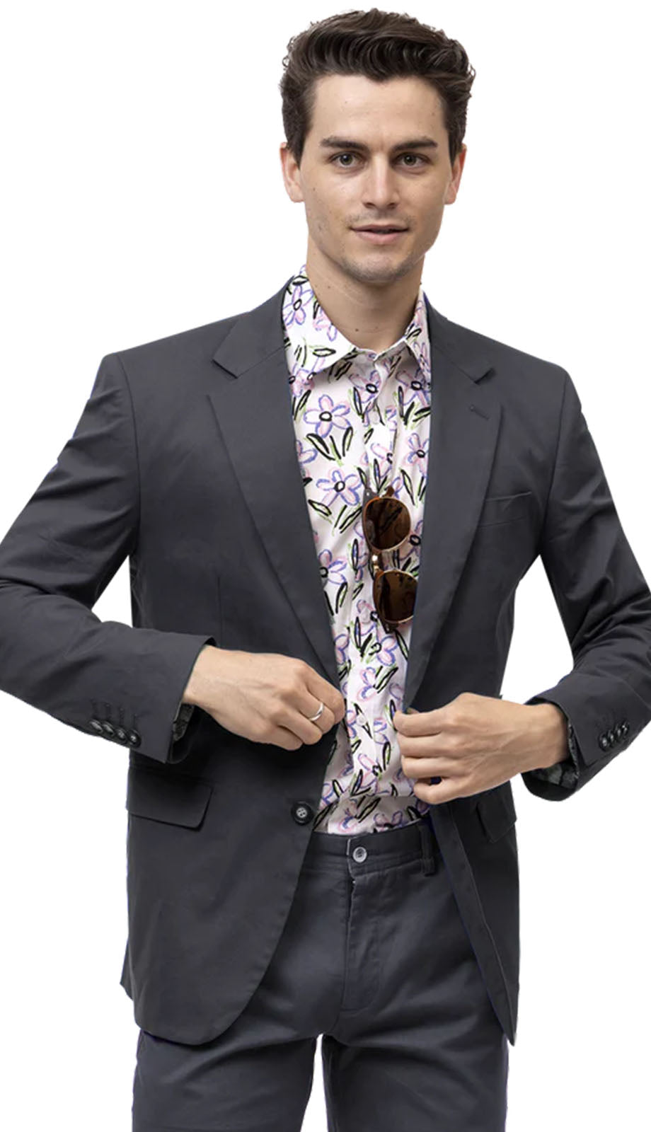 EJ Samuel CHJ01-CHAR Chino Mens Blazer