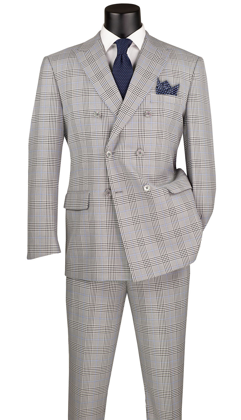 Vinci DRW-2-GRY Mens Sport Coat