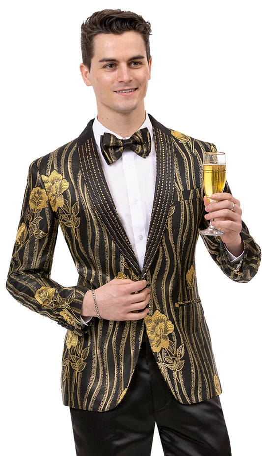 EJ Samuel J154-GLD Mens Blazer