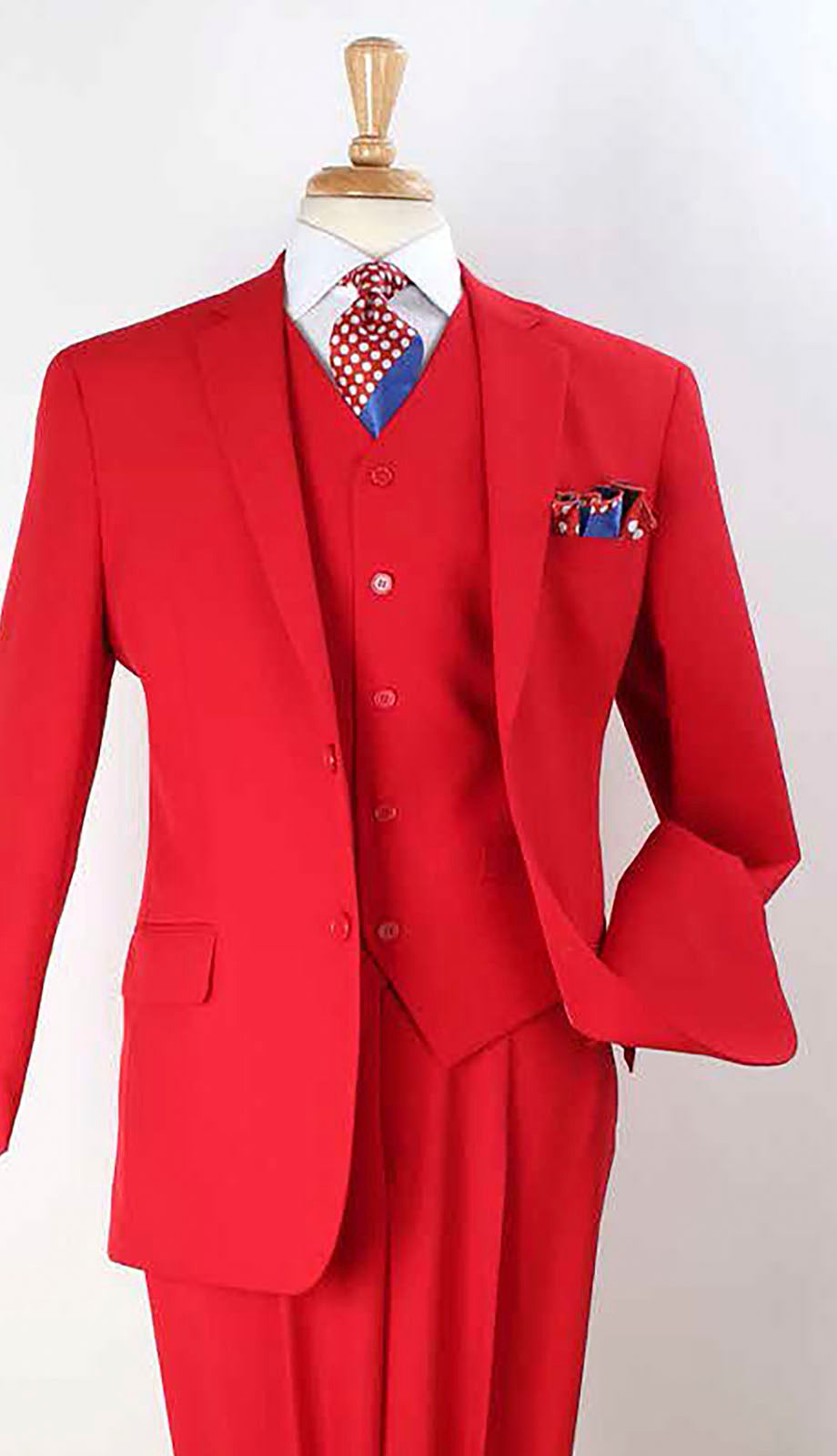 Iconic P3208-RED Church Suit