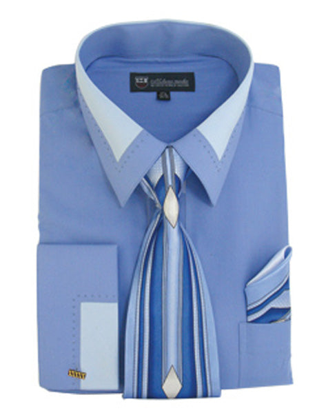 Fortino Landi SG34-BLU  Mens Shirt