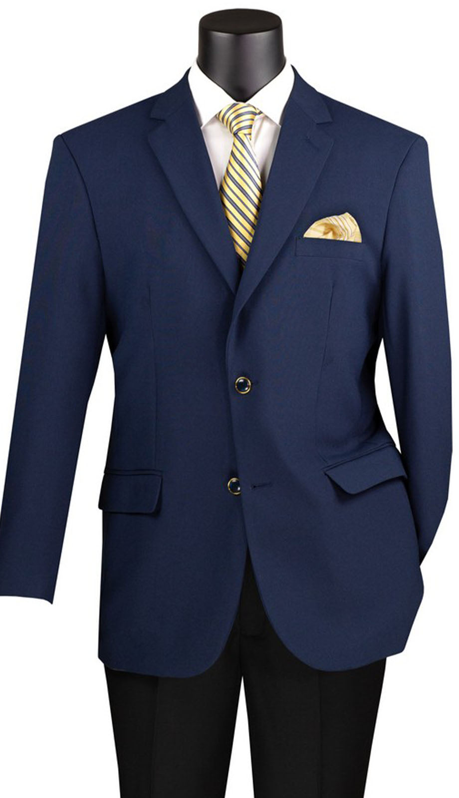 Vinci Z-2PP-NVY Mens Blazer