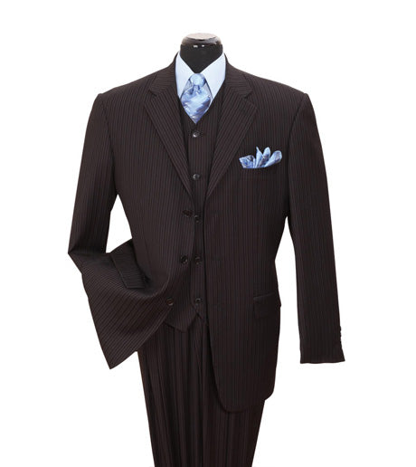 Milano Moda 5802V4K-BL Mens Suit