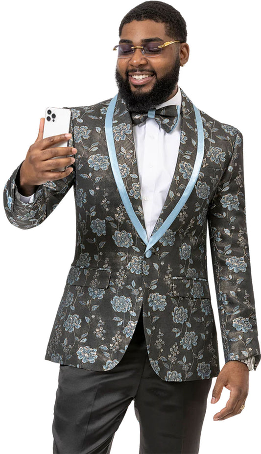 EJ Samuel J157-BLU Mens Blazer