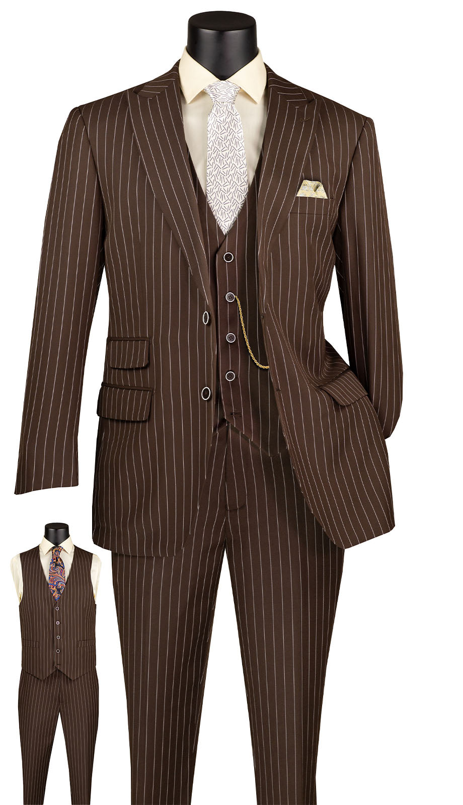 Vinci V2RS-9-PRP Mens Suit