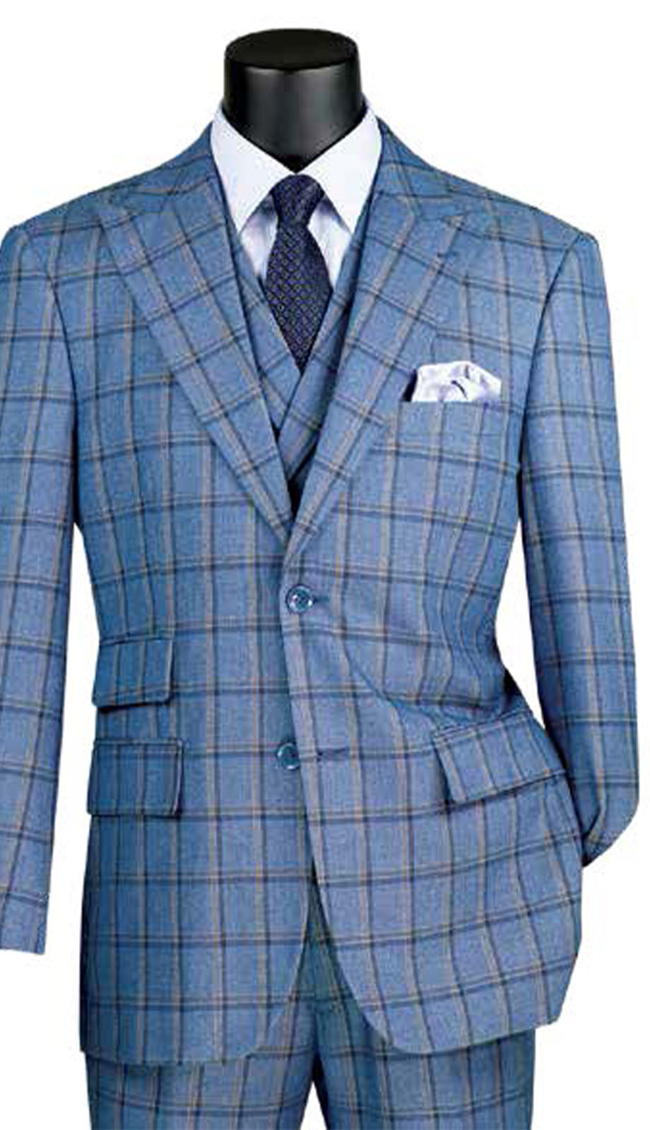 Vinci MV2W-2-SLT Mens Suit