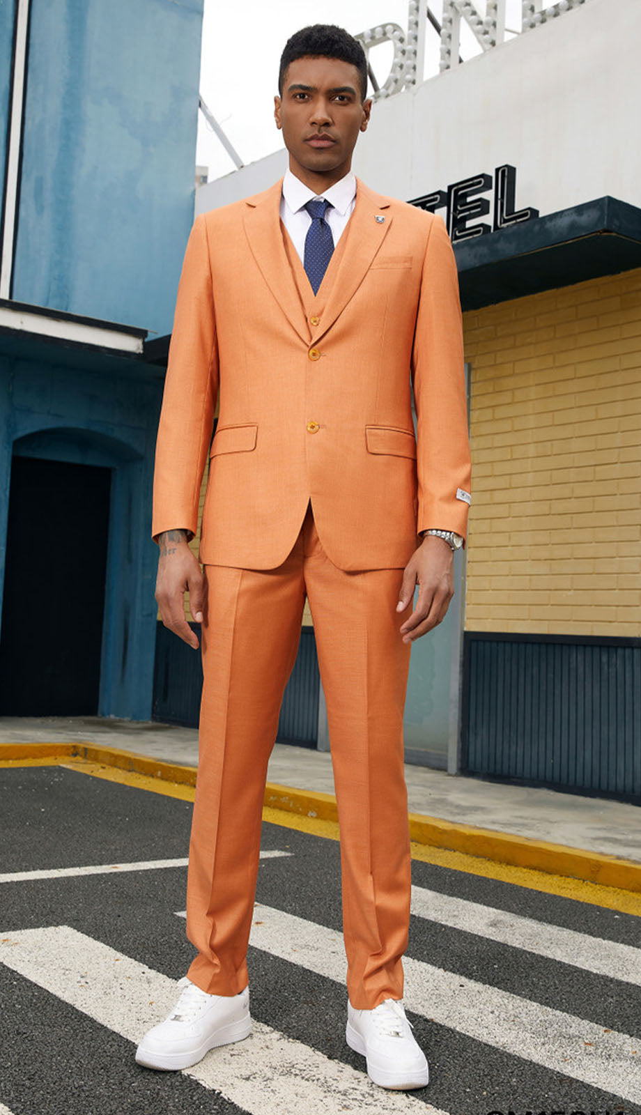 Stacy Adams SM156H1-ORG Mens Suit