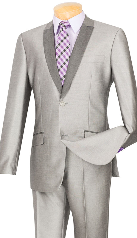 Vinci S2PS-1-GR Mens Suit