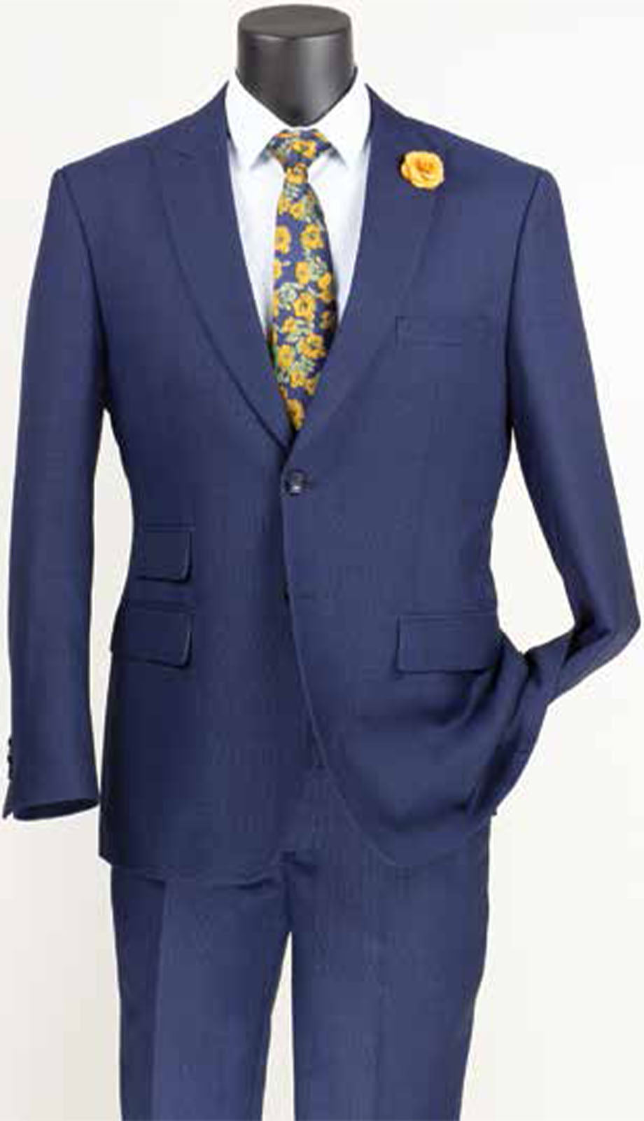 Vinci MRW-1-BLU Mens Suit