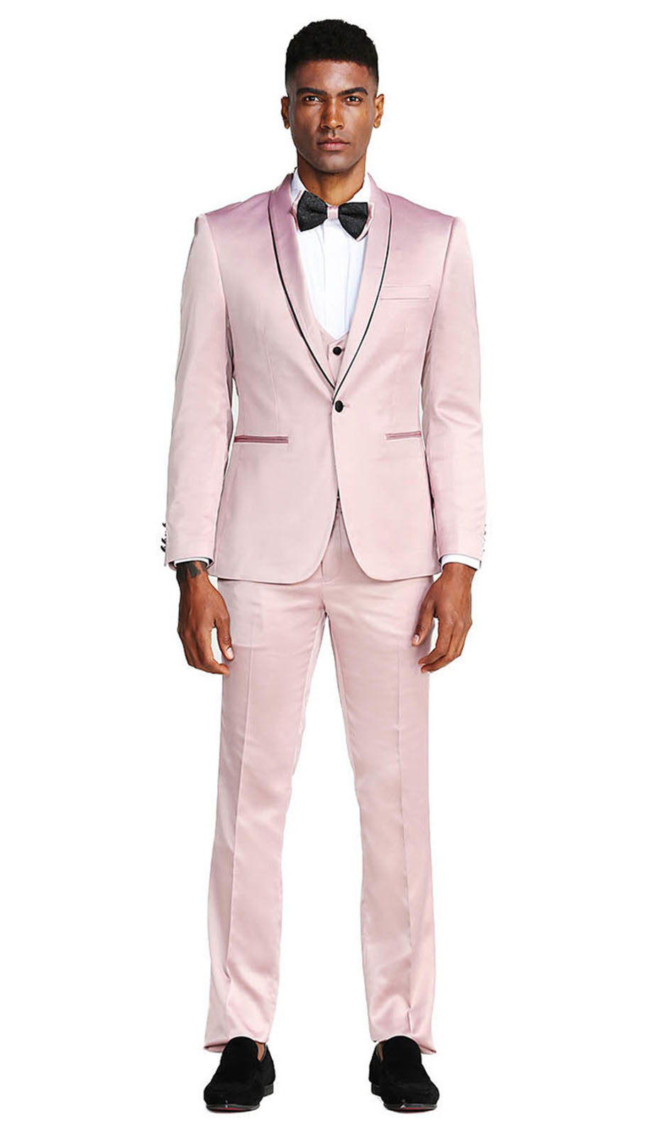 Tazzio M288SK-1-ROSE Mens Suit
