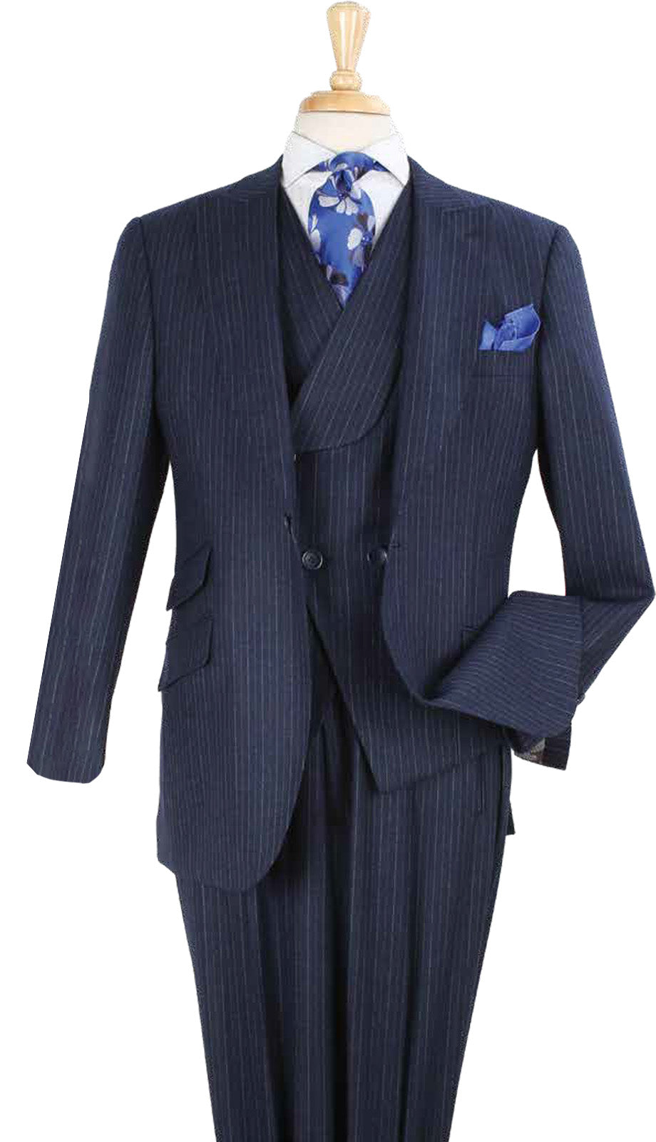 Iconic T-513-NVY Mens Church Suit