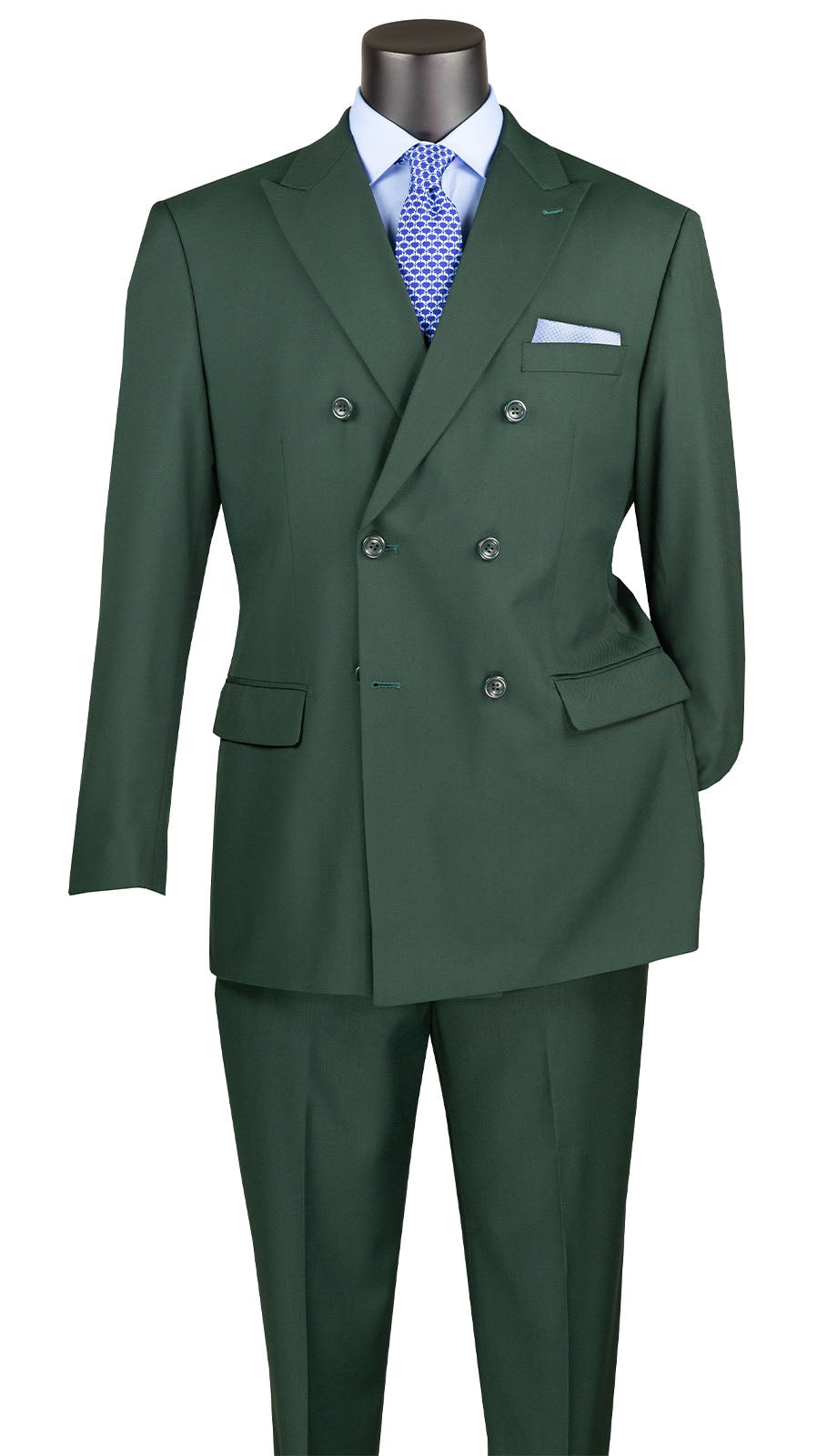 Vinci DC900-1-GRN Mens Suit