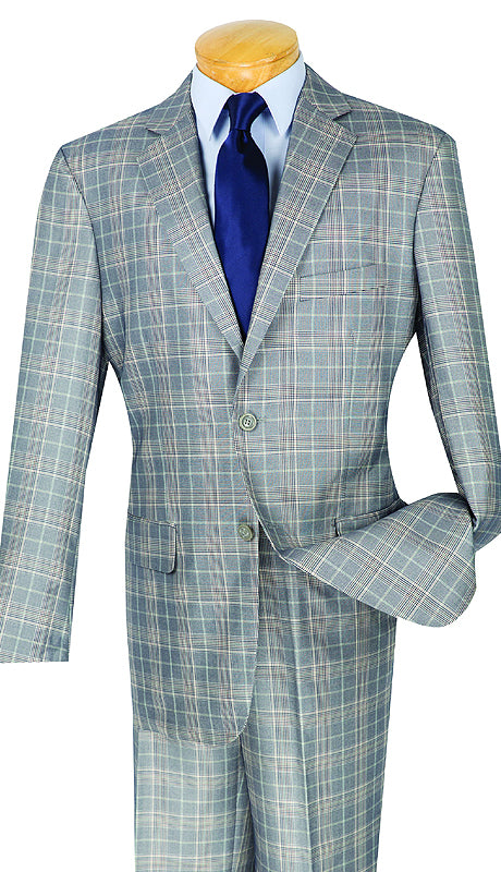 Vinci V2RW-7-GRY Mens Suit