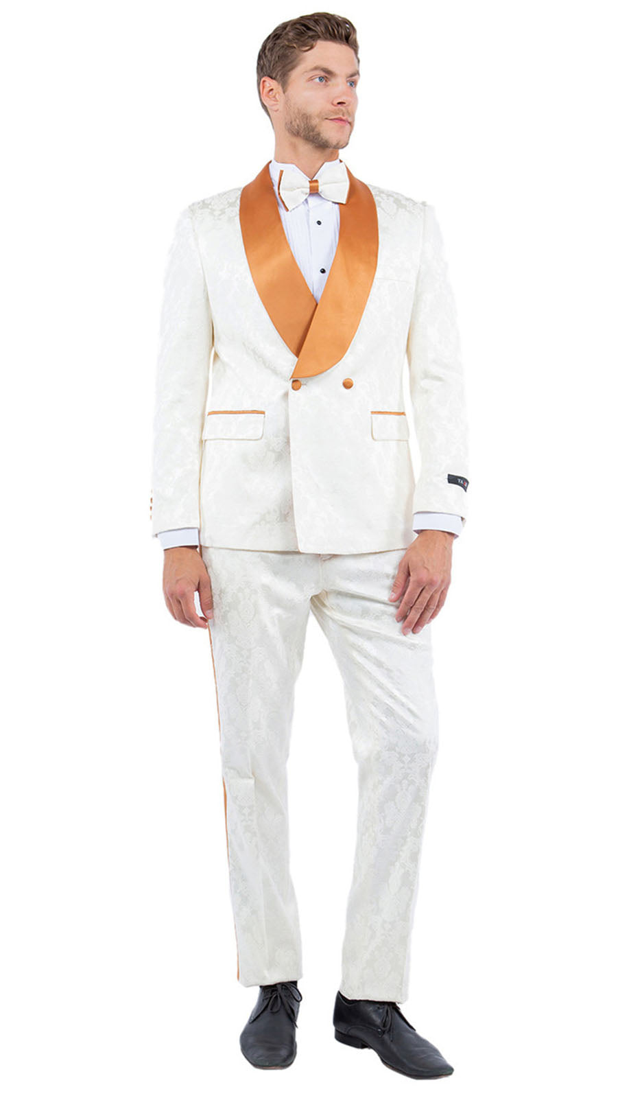 Tazzio M341SK-RUST Mens Suit