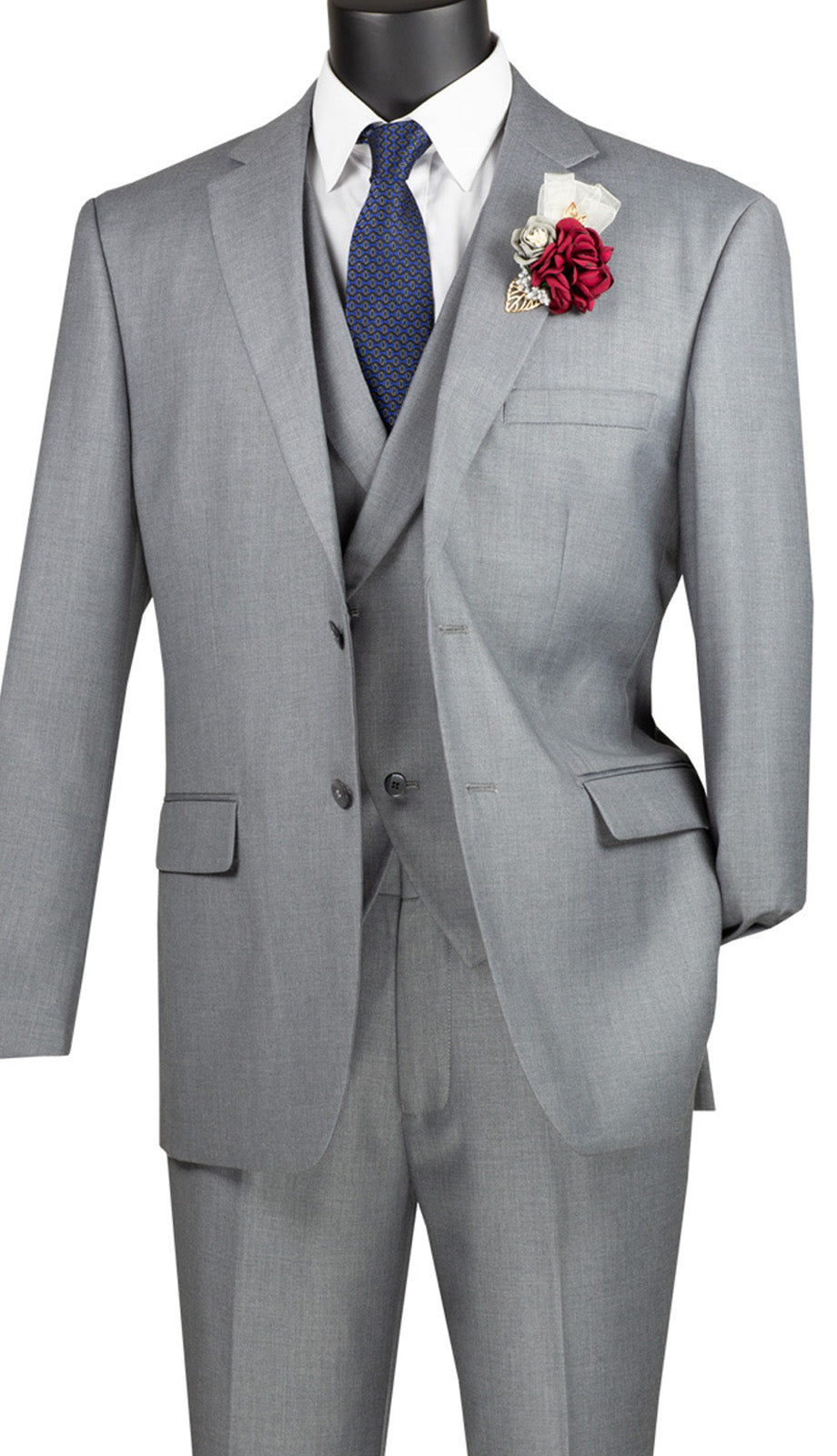 Vinci MV2TR-LIG Mens Suit