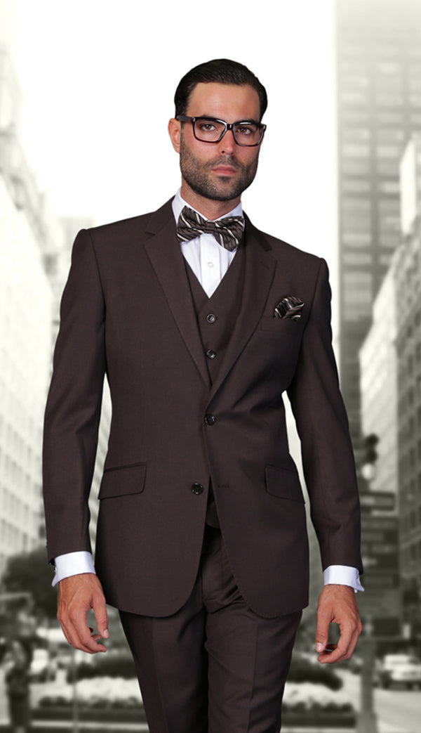 Statement STZV-100-BR Mens Suit