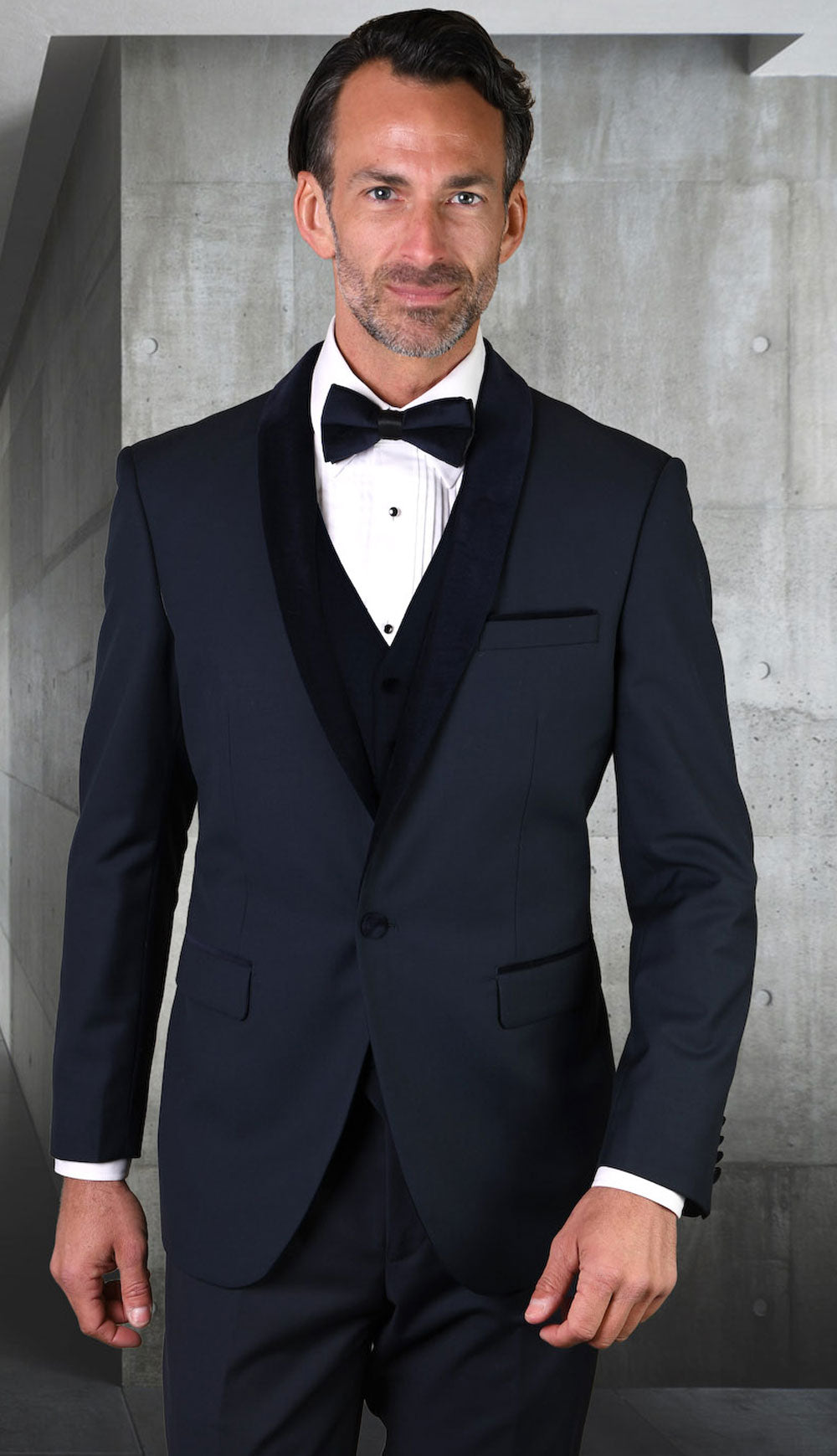 Statement ENCORE-V-NA-BLK Mens Suit