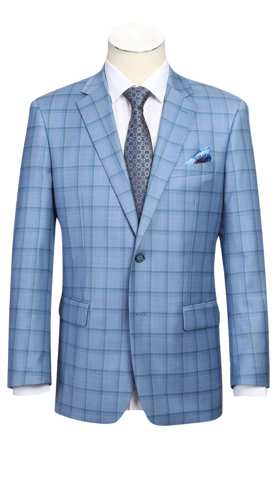 Renoir 565-1-BLUE Mens Blazer