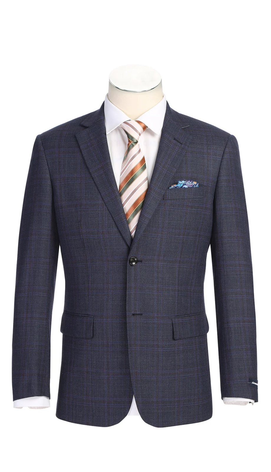 Renoir 567-3-BROWN Mens Blazer