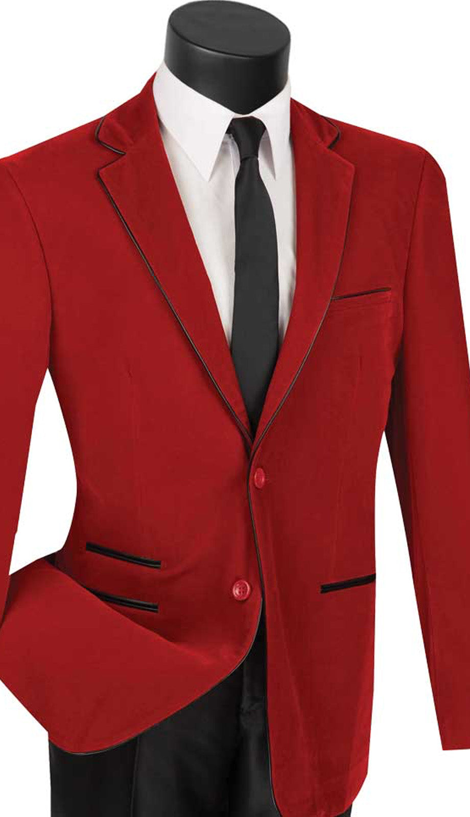 Vinci BS-02-RED  Mens Sport Coat