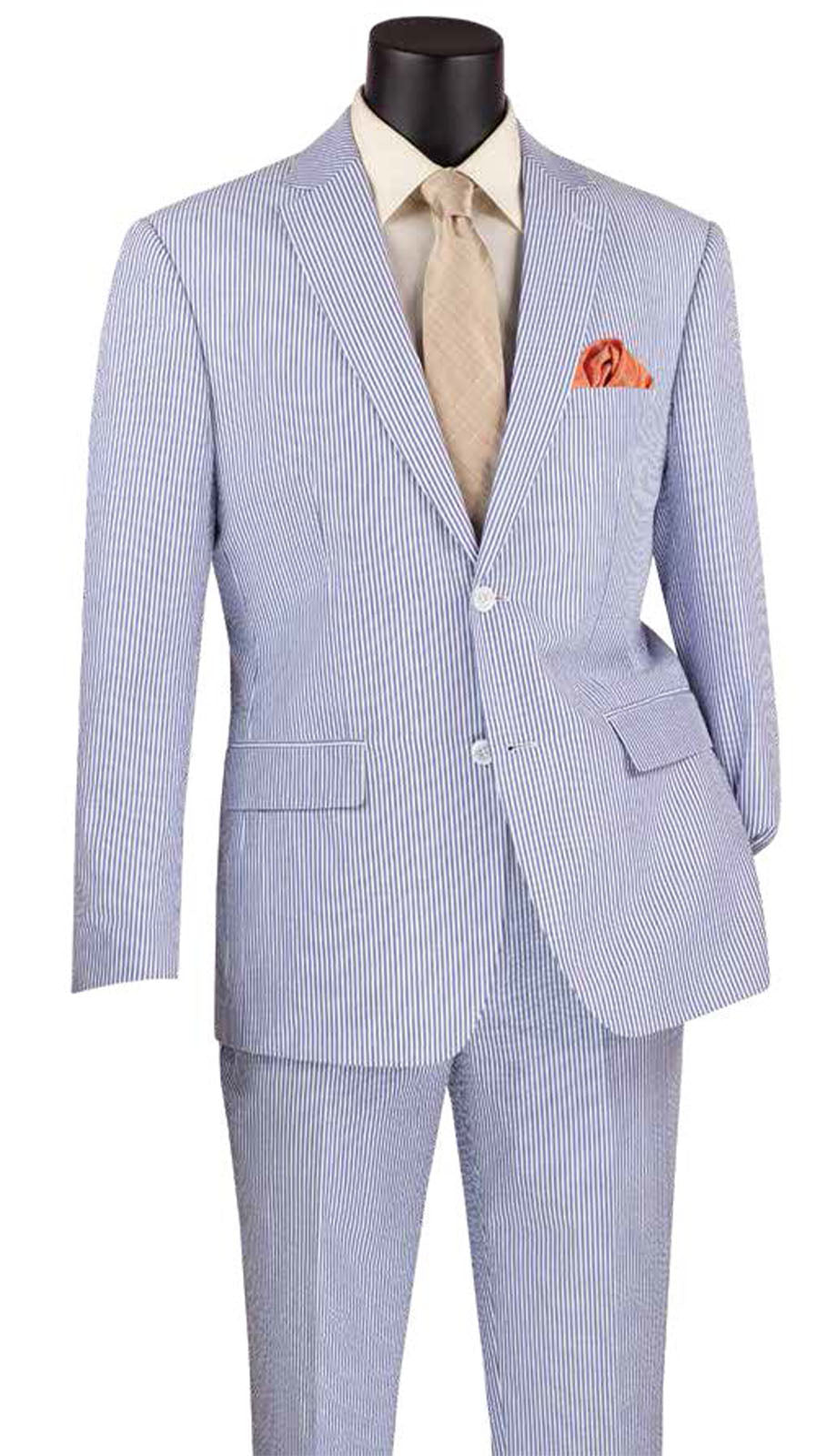 Vinci MSS-1-BLU Mens Suit