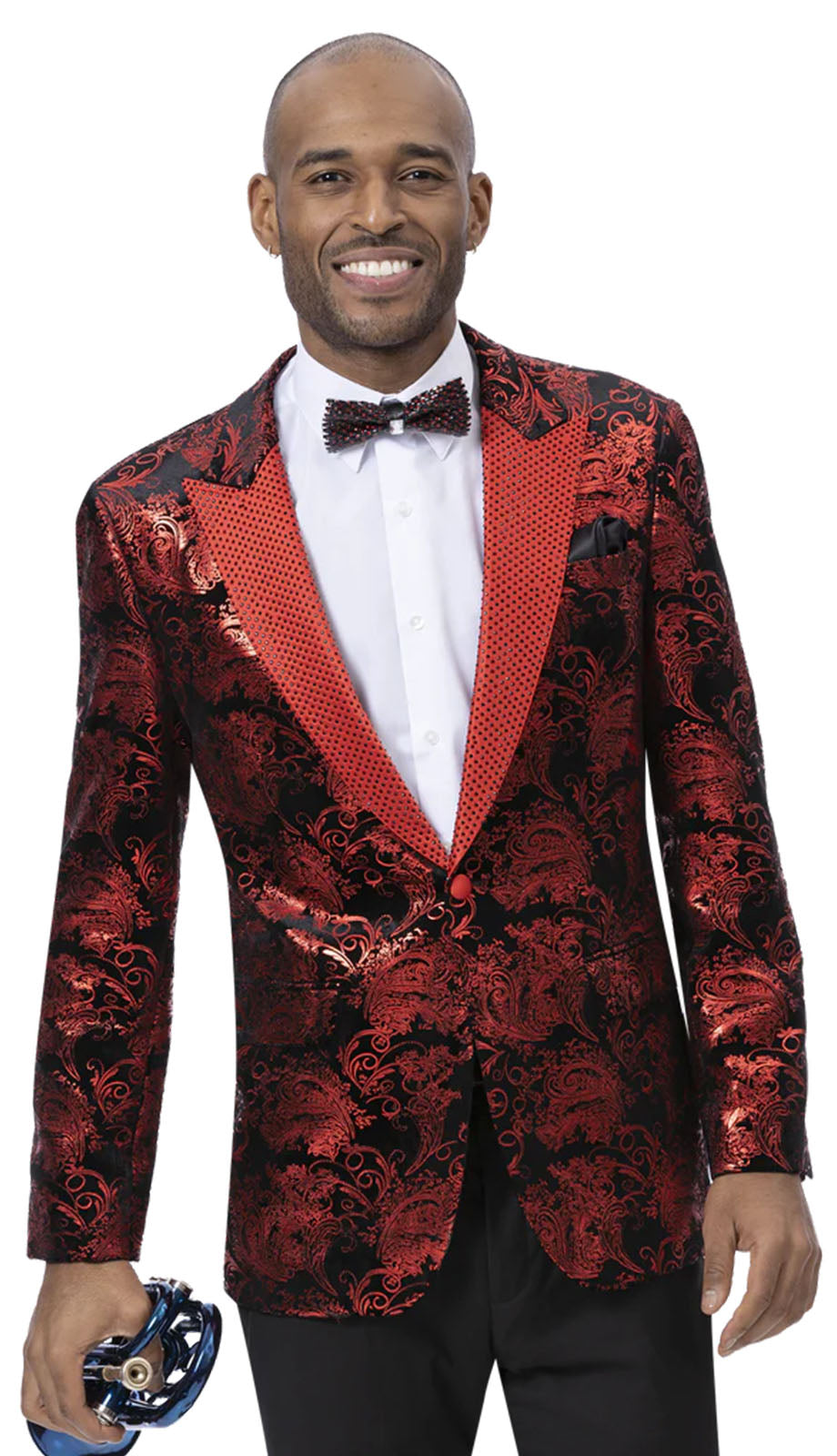 EJ Samuel J178-RED Mens Blazer