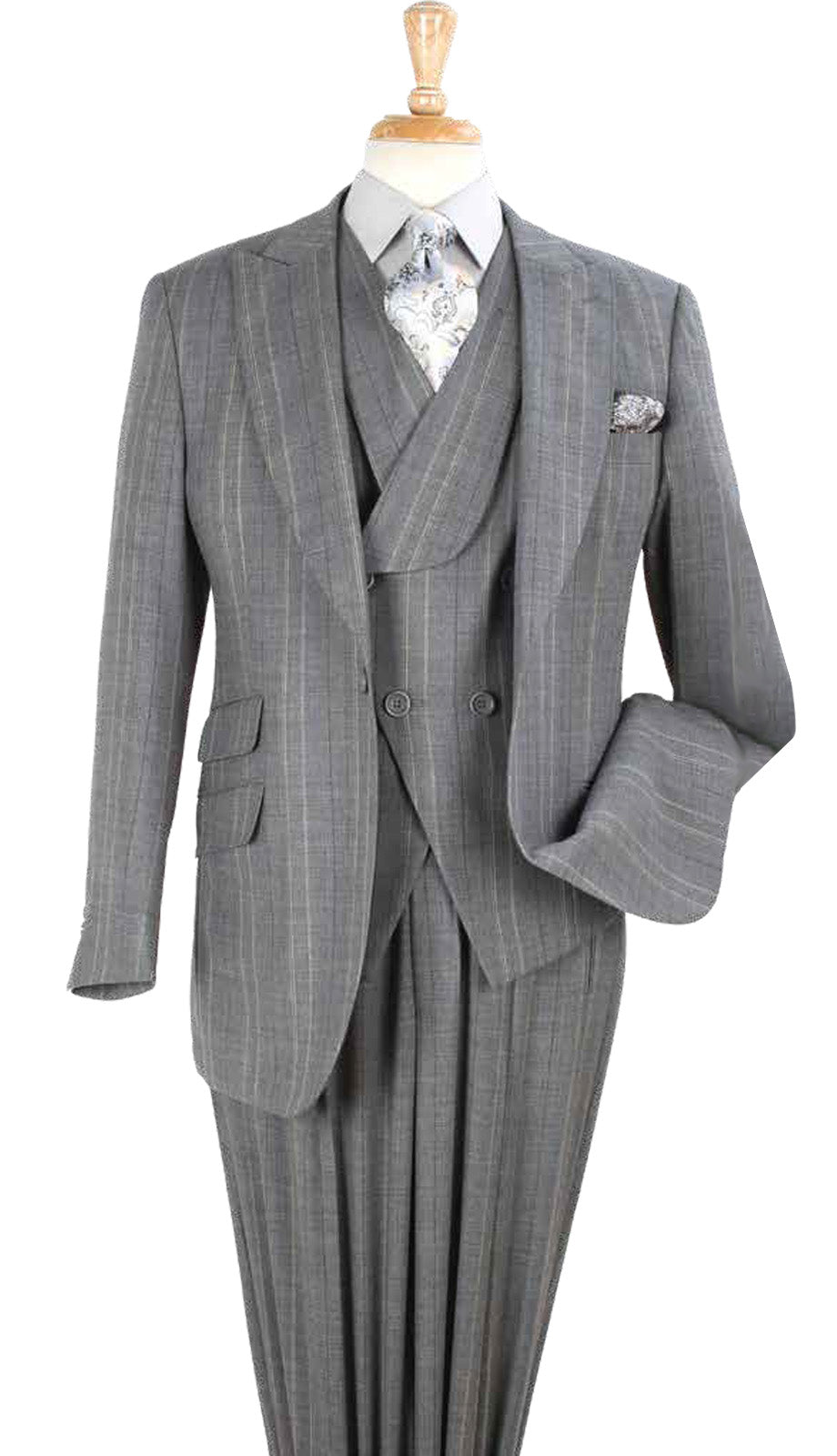 Iconic T-512-GRY Mens Church Suit
