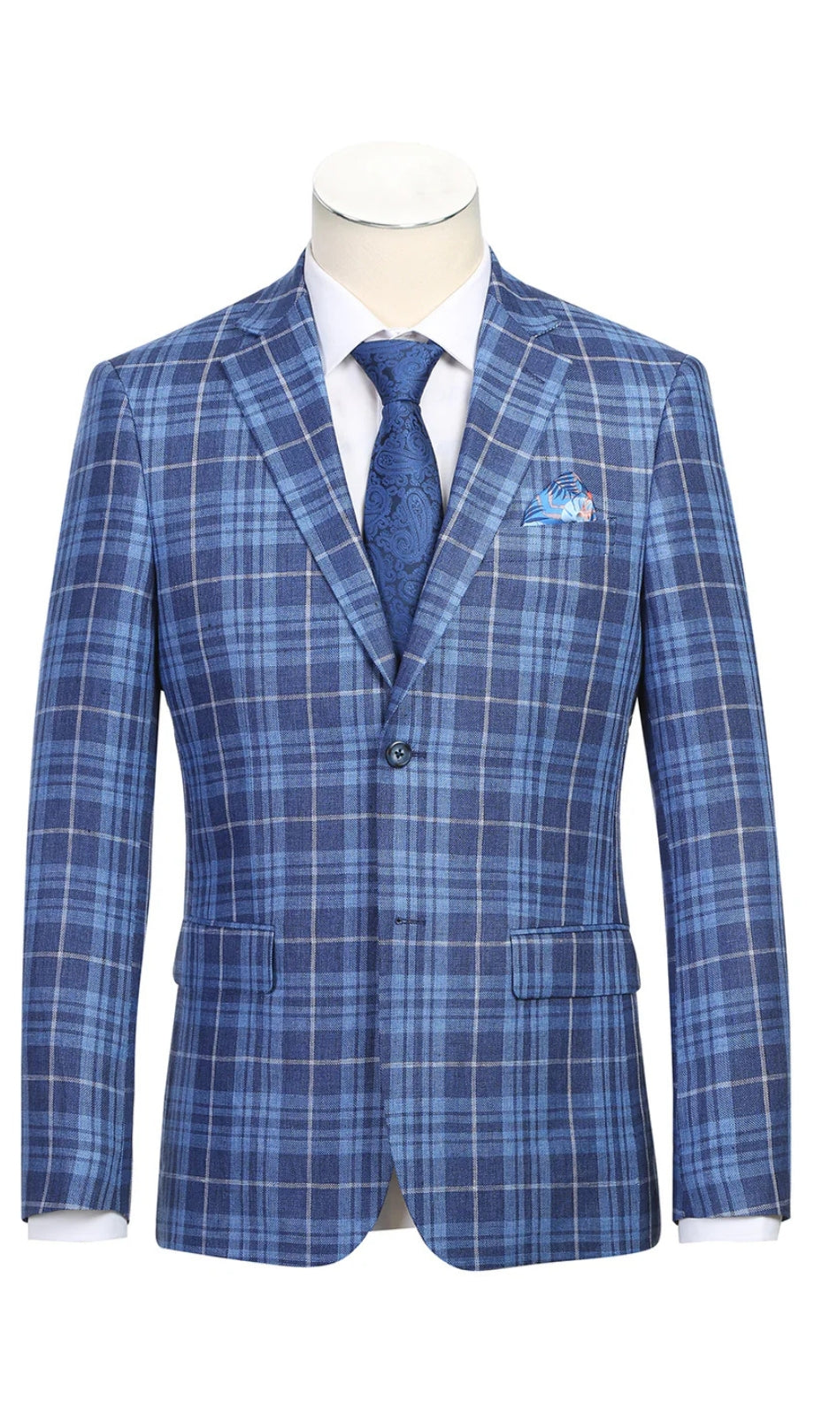 Renoir 610-10-NAVY Mens Blazer