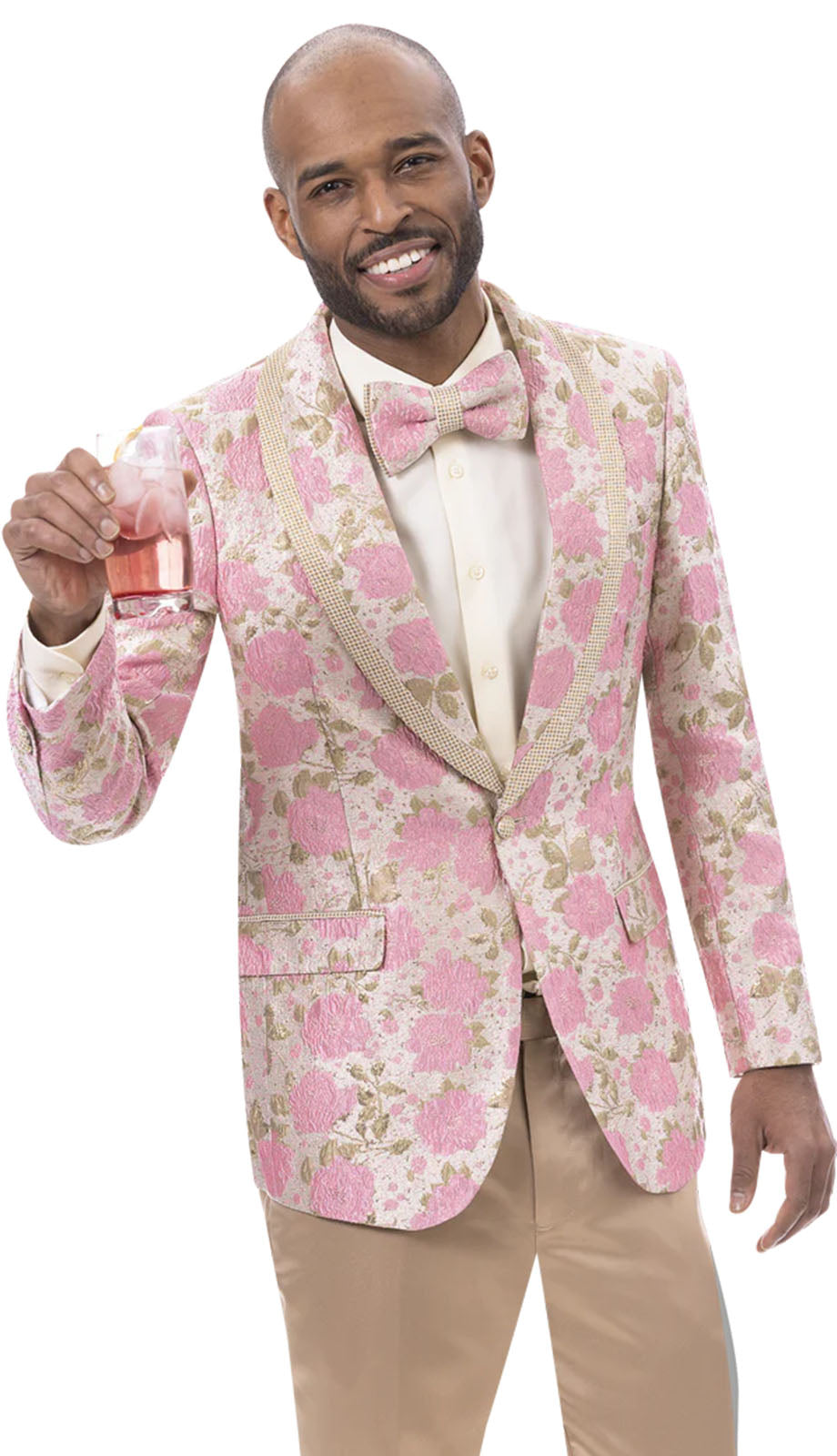 EJ Samuel J181-PNK Mens Blazer