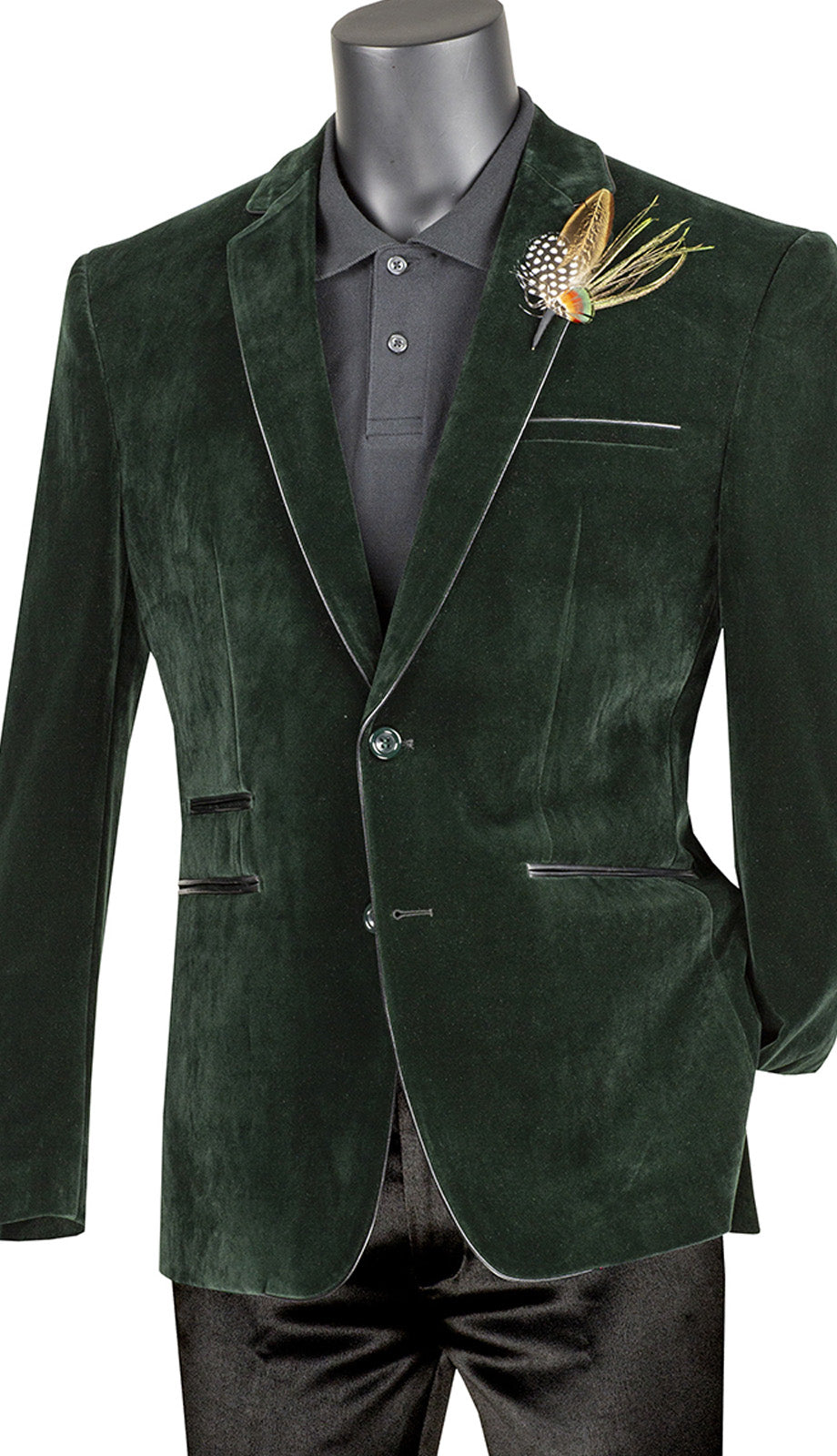 Vinci BS-02-EMR Mens Sport Coat