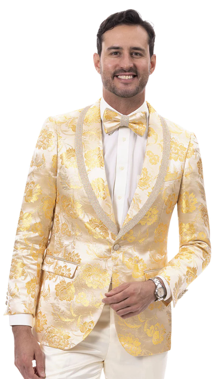 EJ Samuel J184-YEL Mens Blazer