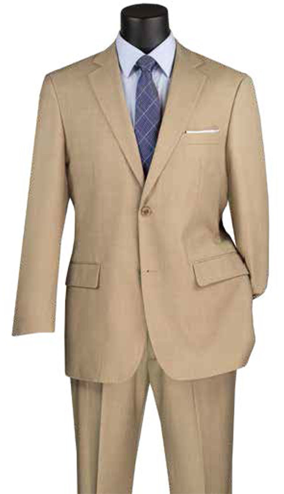 Vinci 2LK-1-BEI Mens Suit