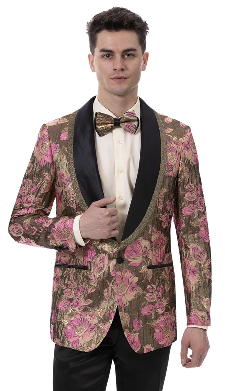 EJ Samuel J185-BRN Mens Blazer