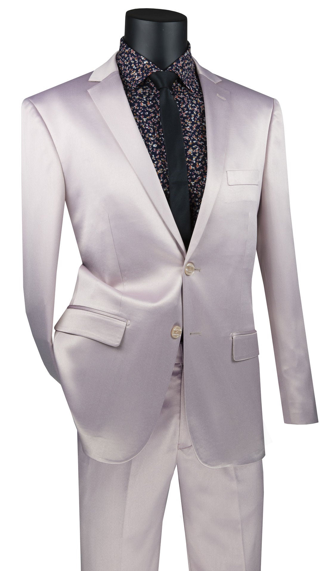 Vinci UST-1-BL Mens Suit