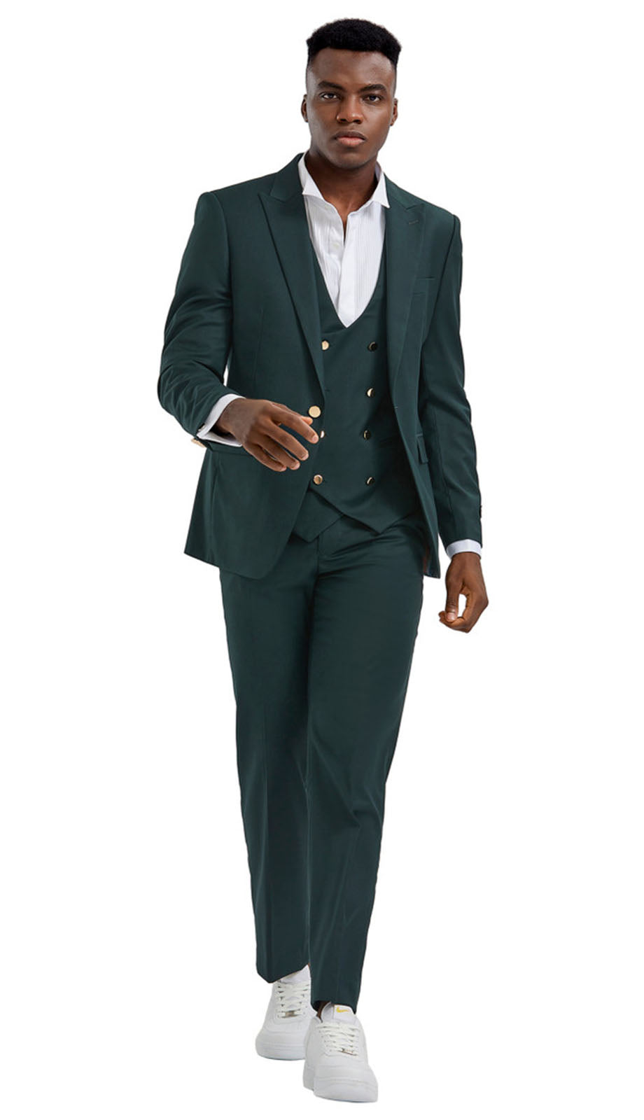 Tazzio M355SK-GRN Mens Suit