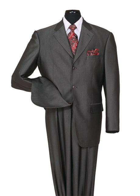 Milano Moda 58025-BLK Mens Suit