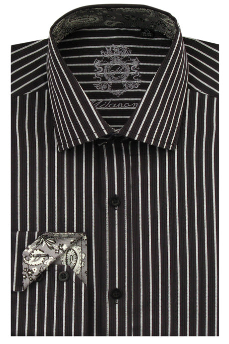 Fortino Landi AH612-BLK Mens Shirt