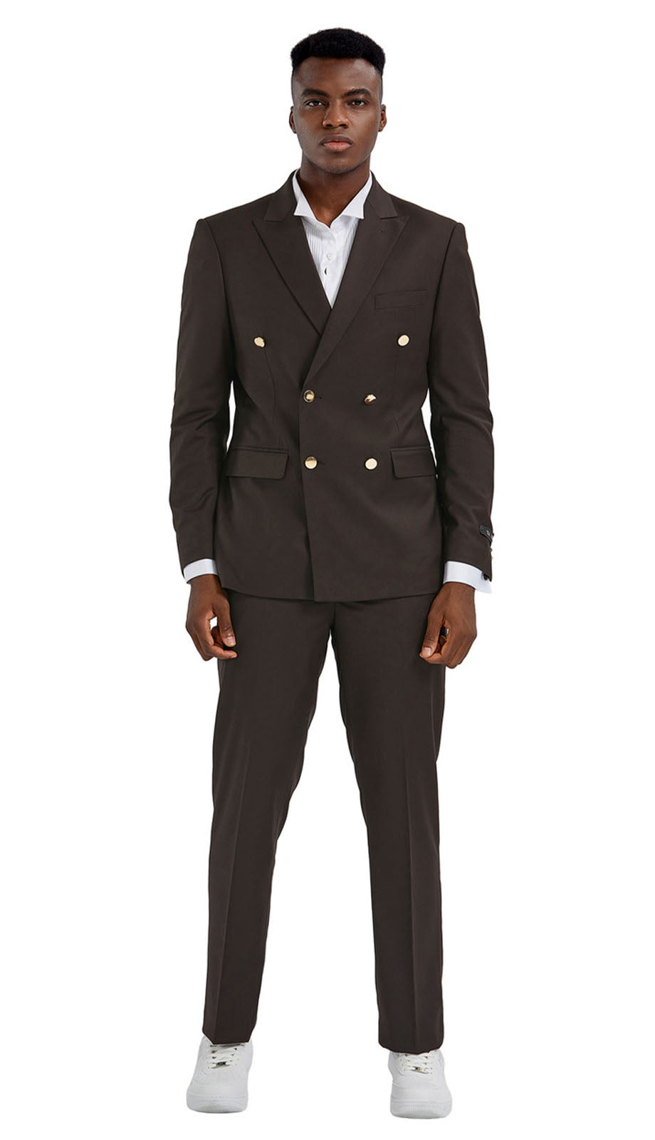 Tazzio M356SK-BRN Mens Suit