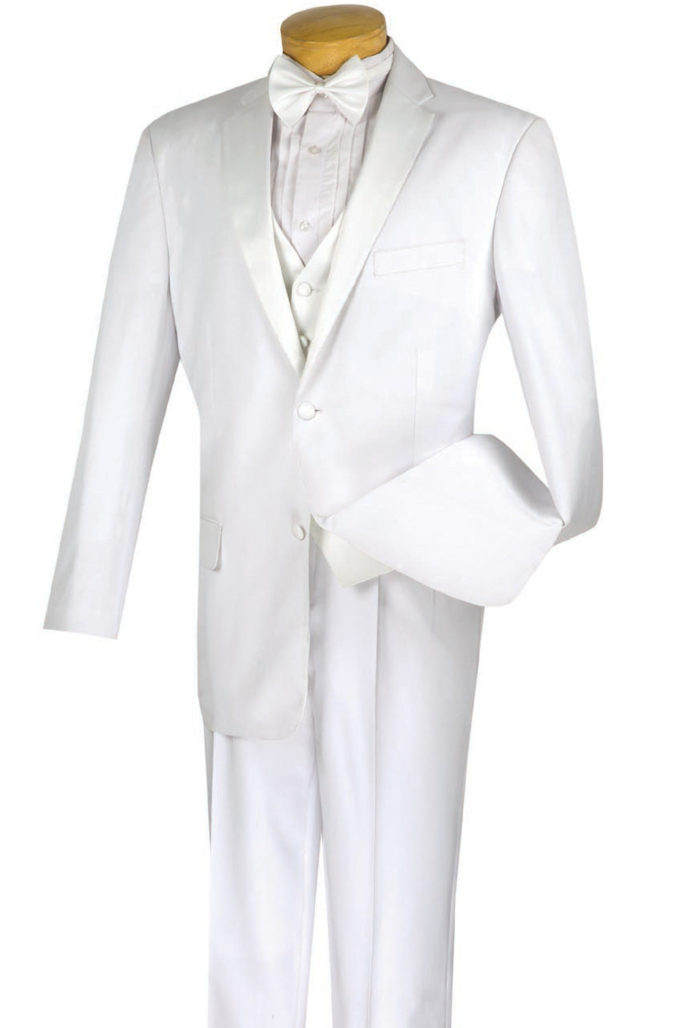 Vinci  4TV-1-WH  Mens Suit