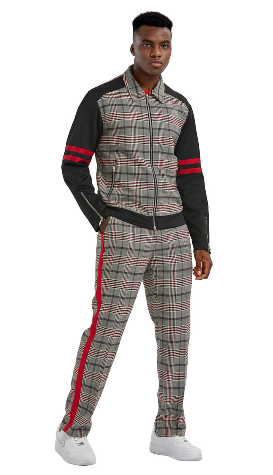 Tazzio M357SK-RED Mens Sport Suit