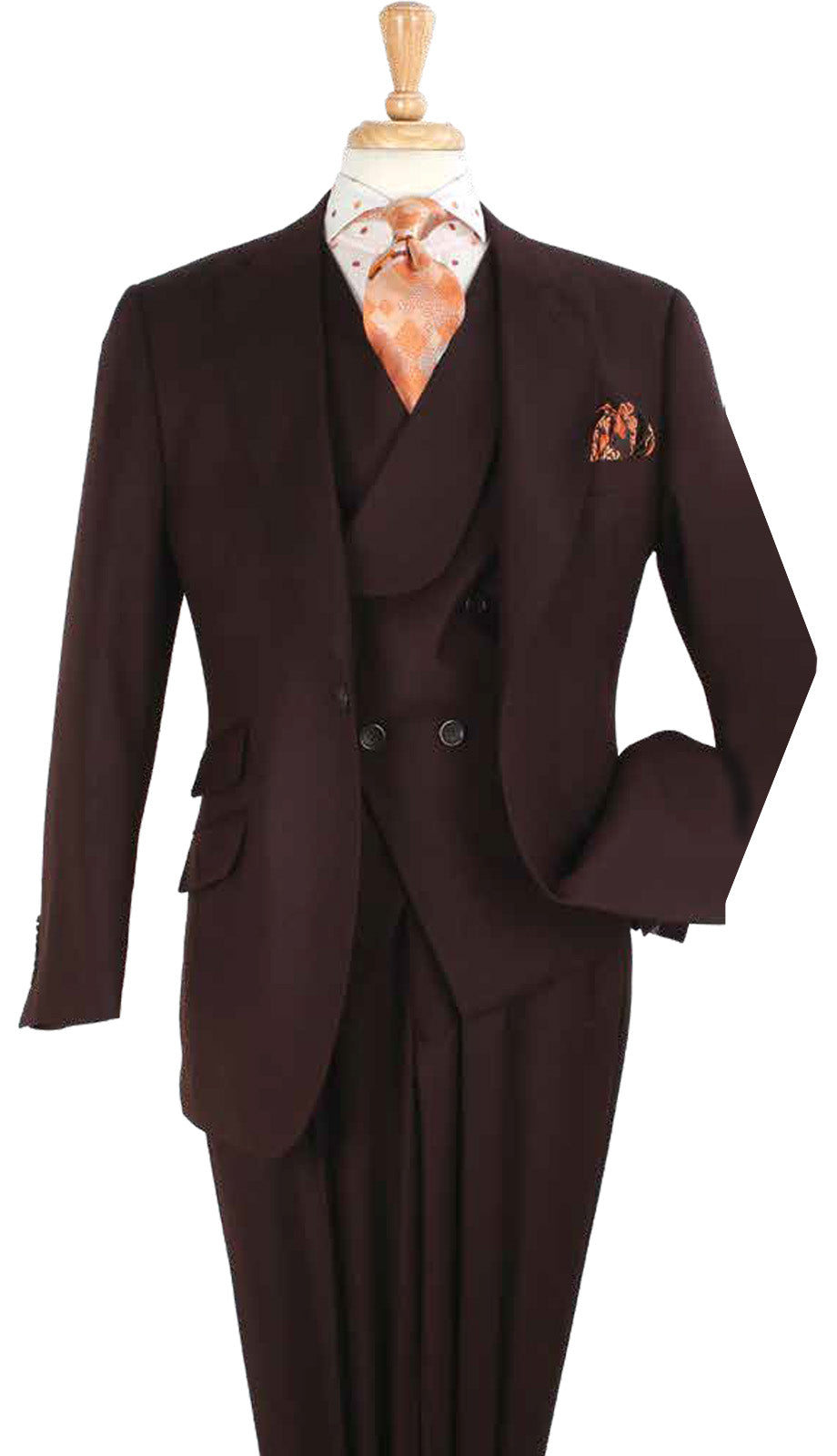 Iconic T-515-BRN Mens Church Suit