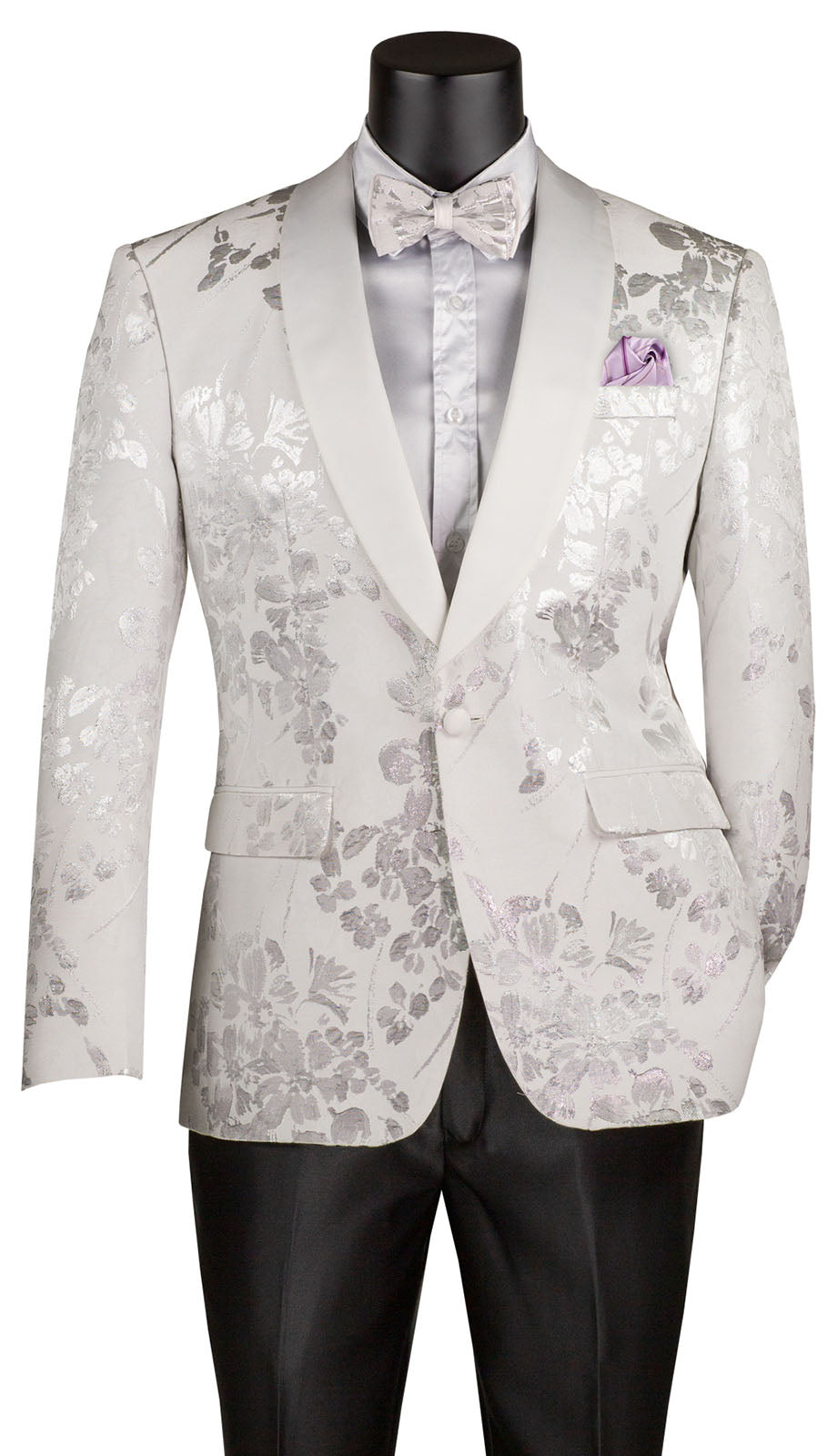 Vinci BSF-19-WHT Mens Sport Coat