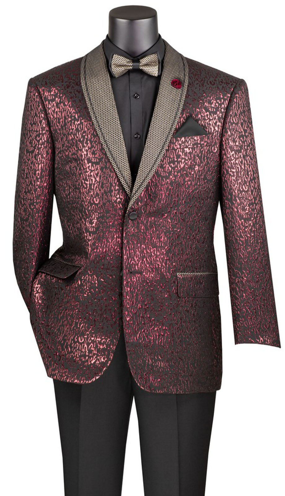 Vinci BF-6-BUR Mens Sport Coat