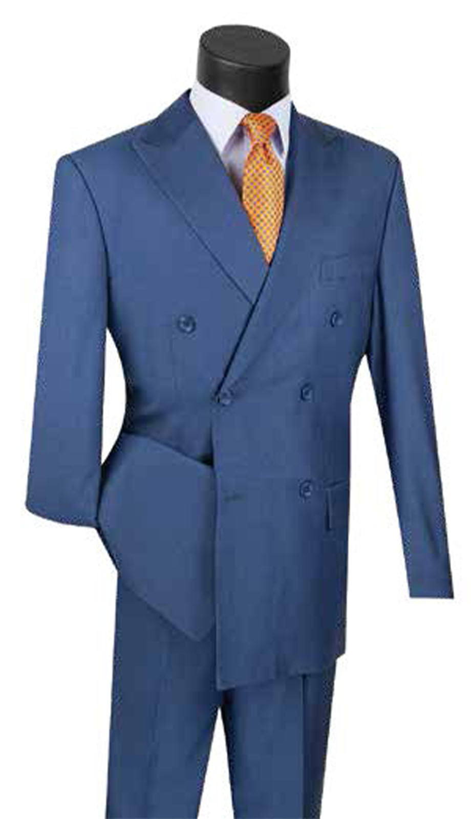 Vinci DC900-1-BLU Mens Suit