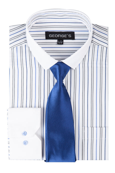 Fortino Landi SG41-BLU  Mens Shirt